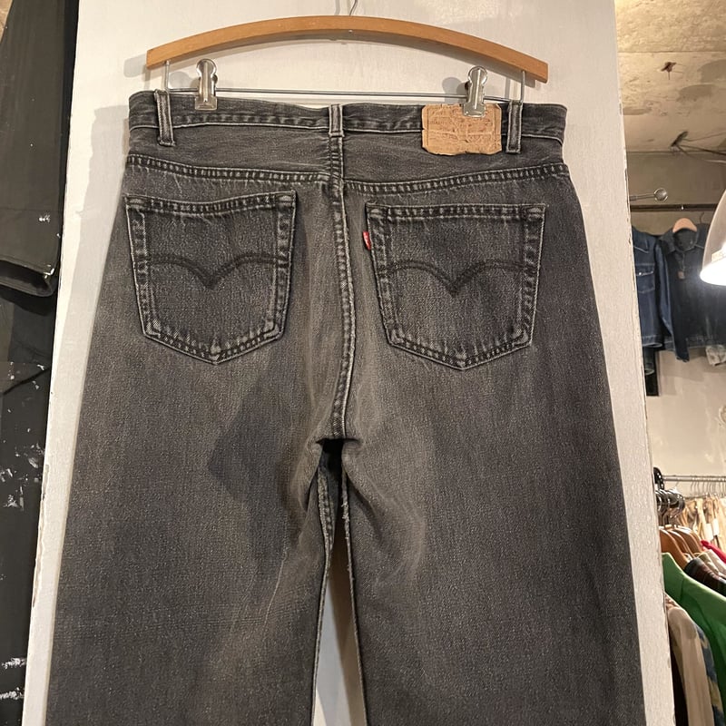 90s Levi's 501 後染め ブラックデニム パンツ 33×34 Australia製...