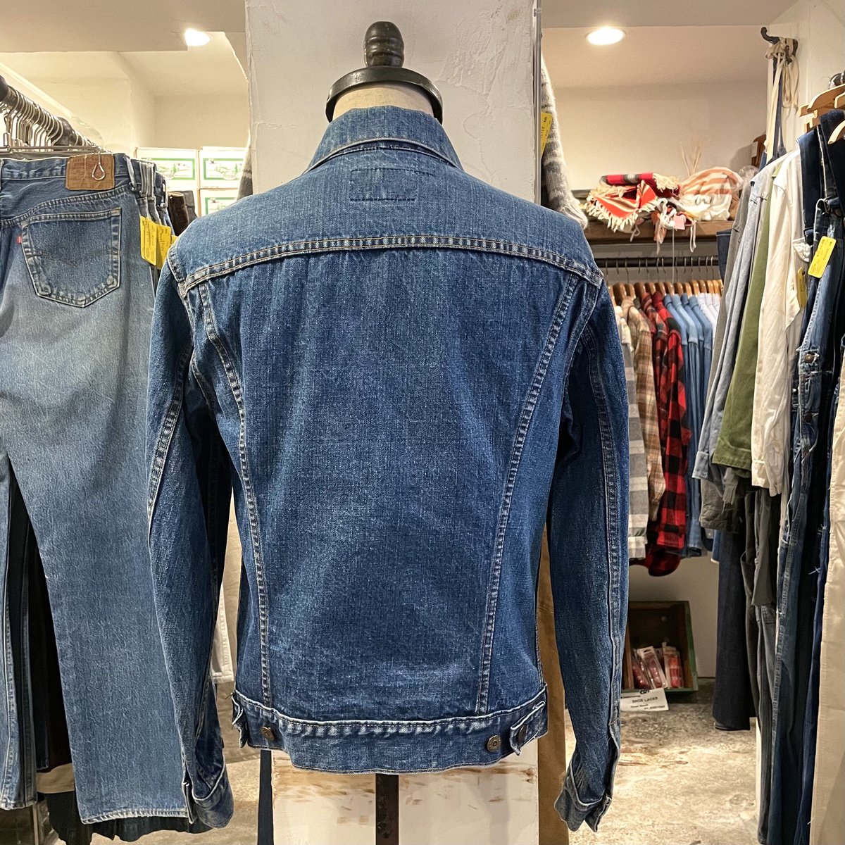 70s Levi's 70505 デニムジャケット ケアタグ スモールe 4th