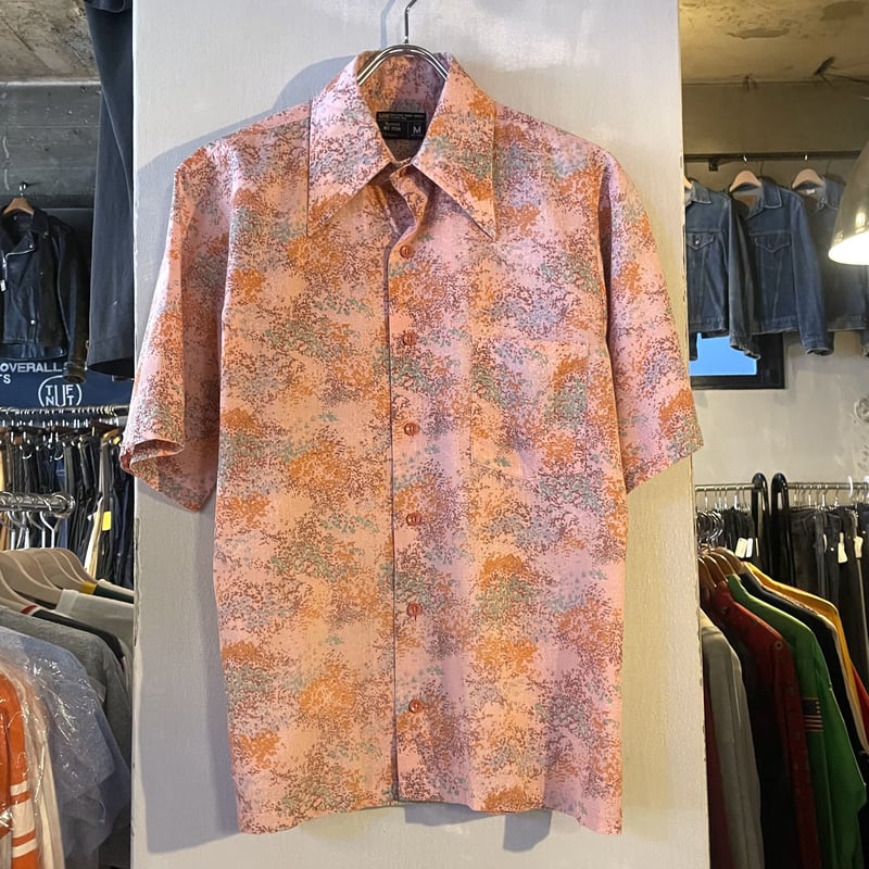 タウンクラフト　TOWNCRAFT Penneys CPOシャツ　60s 70s 60s タウンクラフト ウールシャツ S ブラウン ボックス/オープン