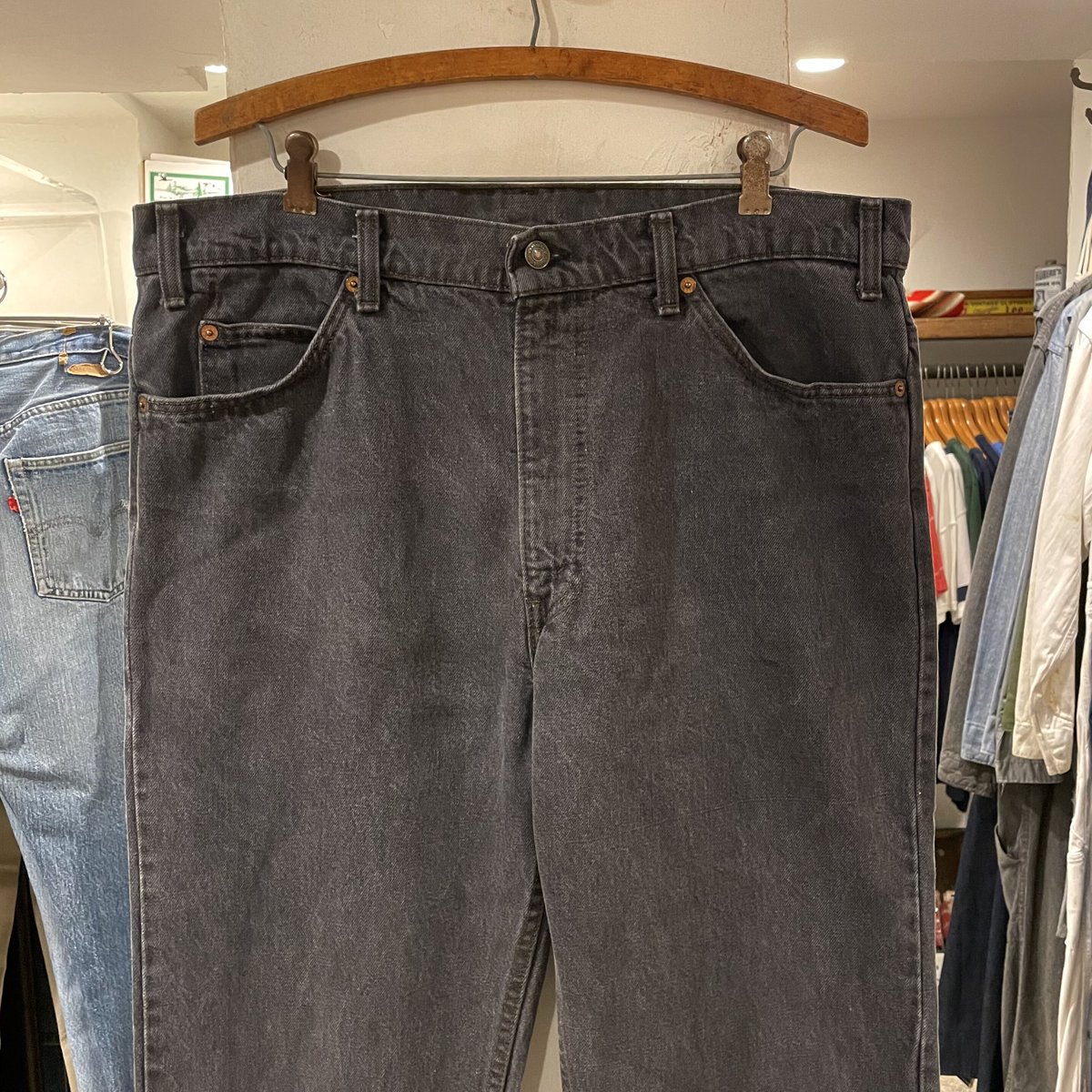 Levi's 42509-0258 80年代 リーバイス509 先染めブラックデニム Levi's 42509-0258 80年代 リーバイス509 先染めブラックデニム