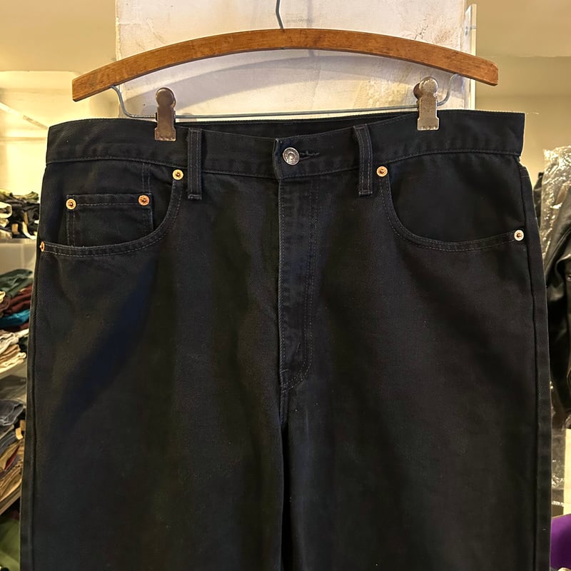 90s Levi's 615 0285 リーバイス ブラックデニムパンツ ユーロ