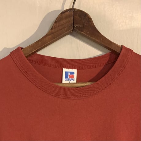 90s　RUSSEL ATHLETIC　ショートスリーブTシャツ　無地T　USA製　(S2207)