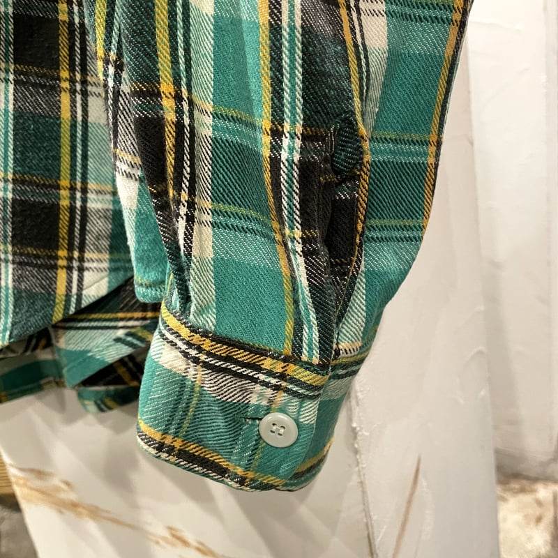 KOLESPORT 60s チェック柄プリントネルシャツ KOLESPORT 60s チェック柄プリントネルシャツ 60s Kolesport