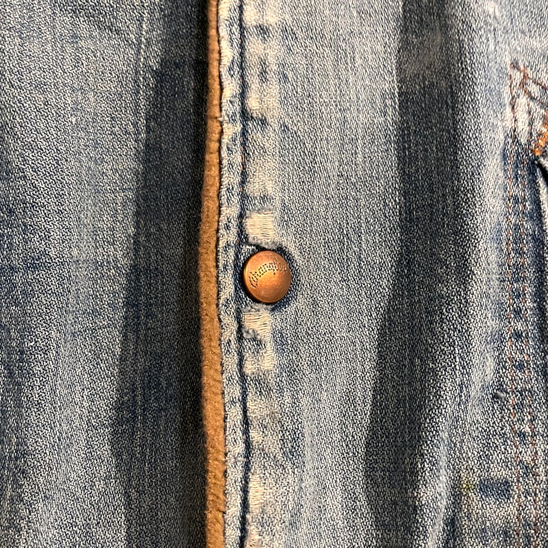 70s Wrangler 257MJL ボア デニムジャケット USA製 Size 42L 雰
