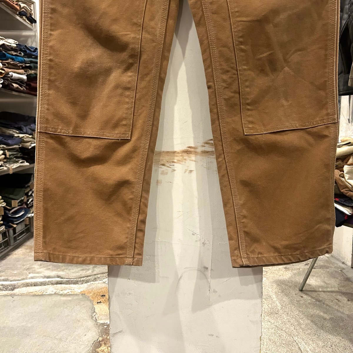 carhartt ダック地 ペインターパンツ ダブルニー カーハート ブラウン 