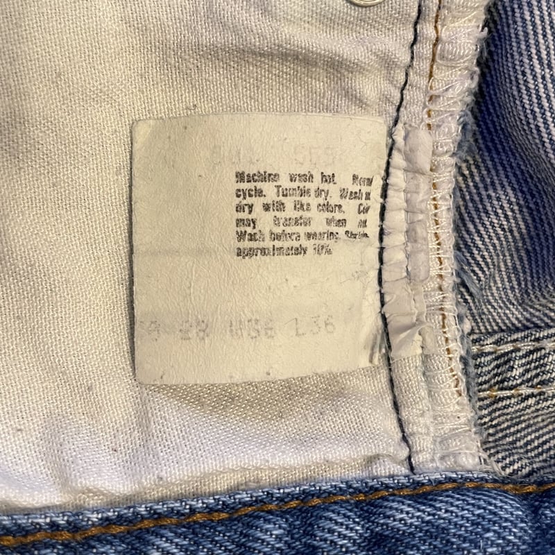 80s Levi's 501 35×33 赤耳 ボタン裏555 ヴィンテージデニム USA 80s Levi's 501 35×33 赤耳 ボタン裏555 ヴィンテージデニム USA