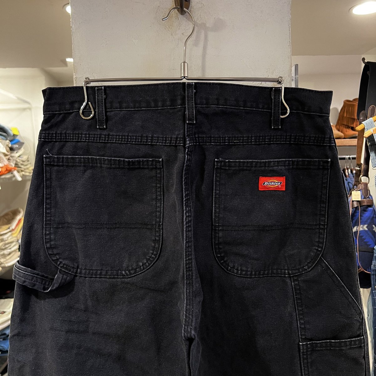 Dickies ペインターパンツ ディッキーズ ワークパンツ ブラック 33×32