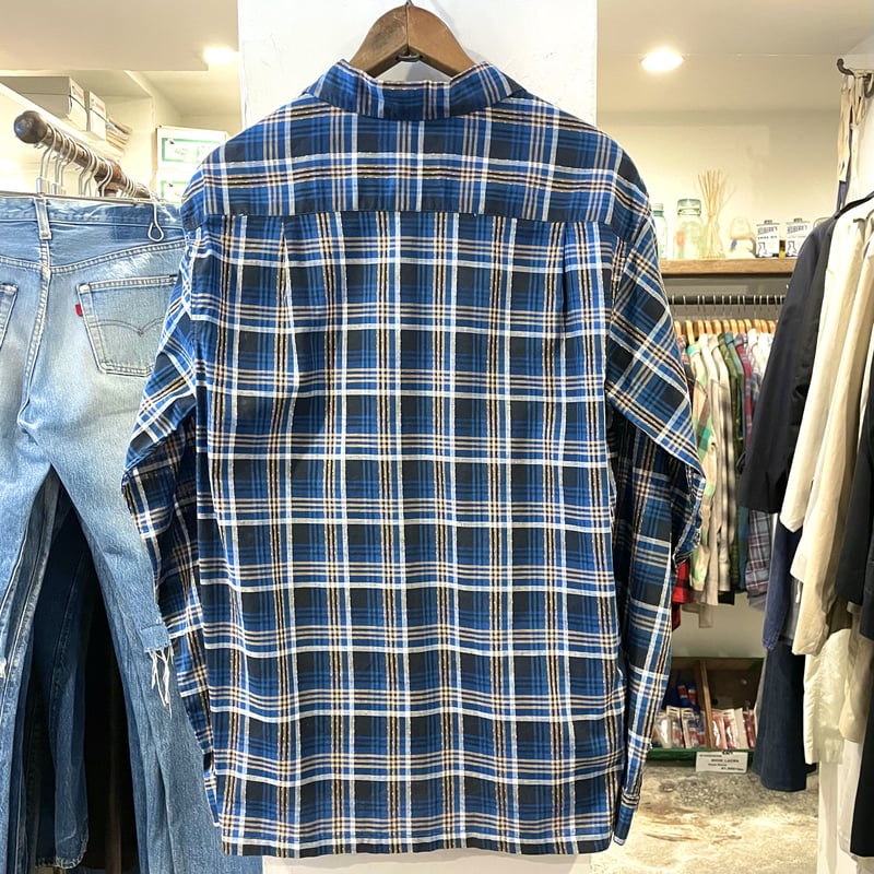 PILGRIM オープンカラーシャツ ボックスシルエット型 USA製 PILGRIM オープンカラーシャツ ボックスシルエット型 USA製
