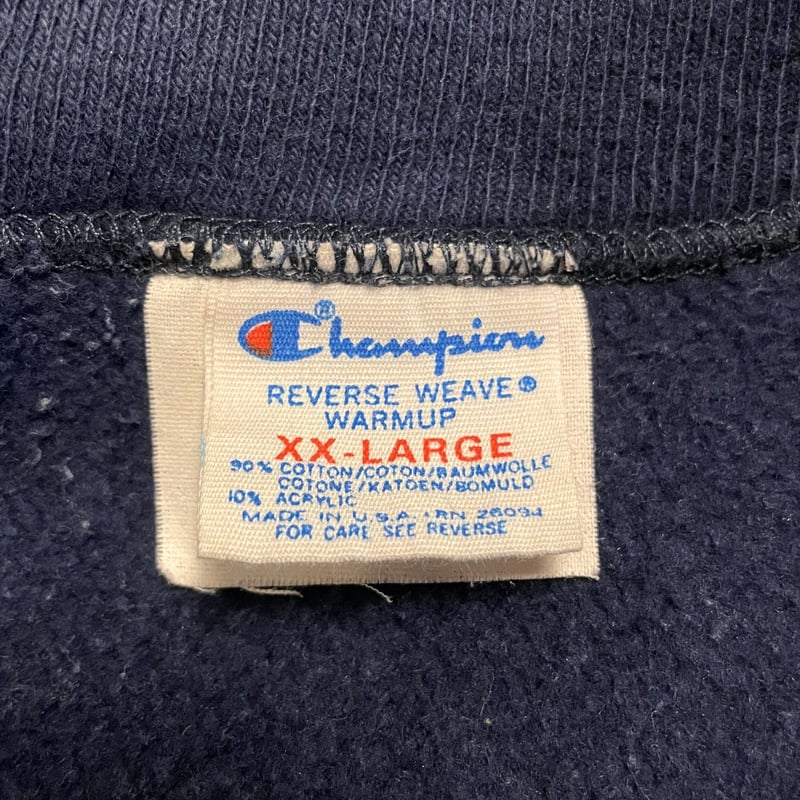 80s Champion リバースウィーブ REVERSE WEAVE USA製 ネイビー S