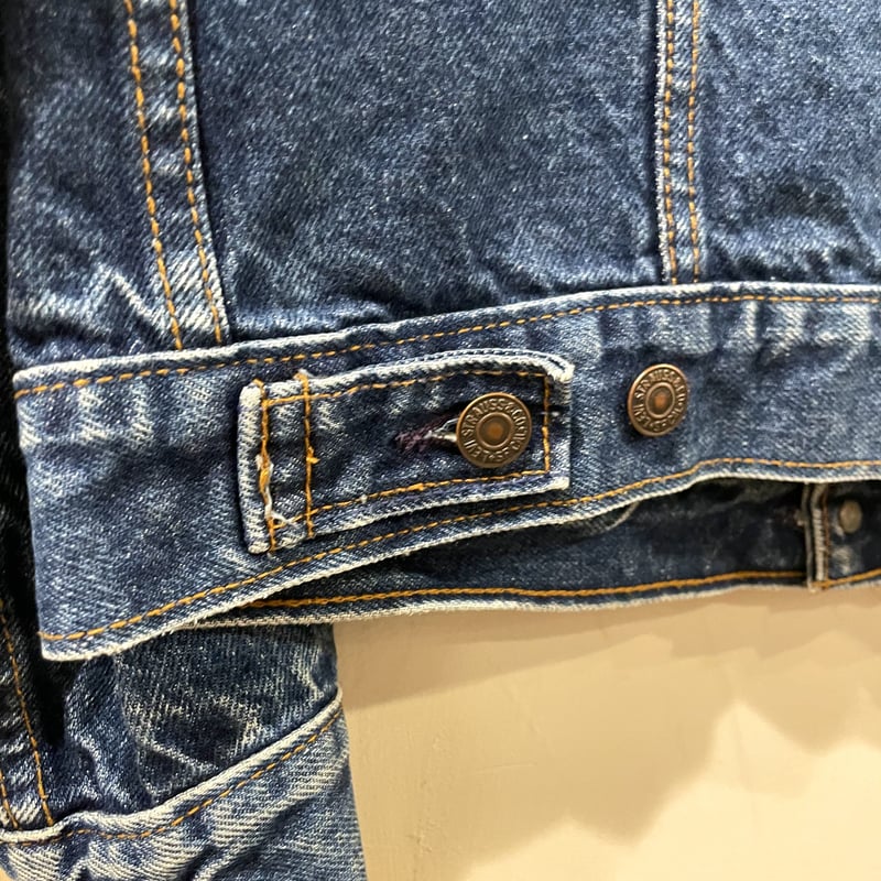 80s Levi's 70506-0216 リーバイス デニムジャケット ボタン裏