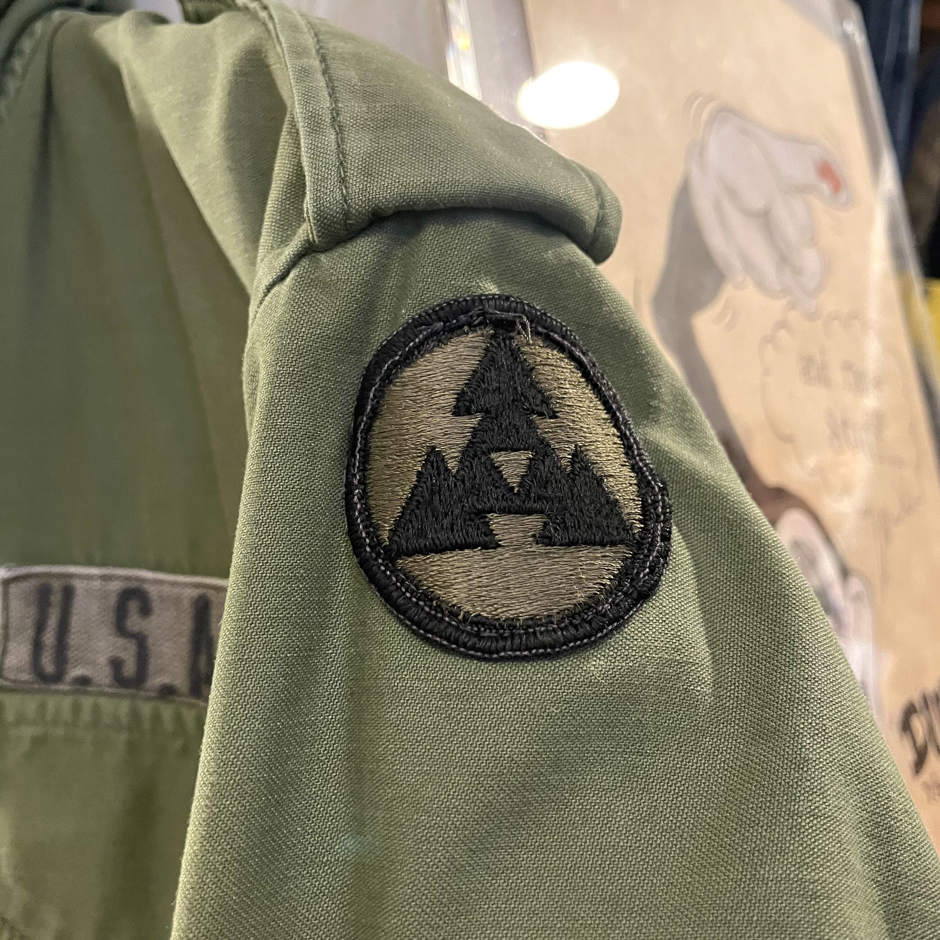 美品 80s 米軍 3rd M65 ブラスジップ フィールドジャケット M-L 80s US ARMY M-65 Field Jacket ブラスジップ 3rdタイプ M65