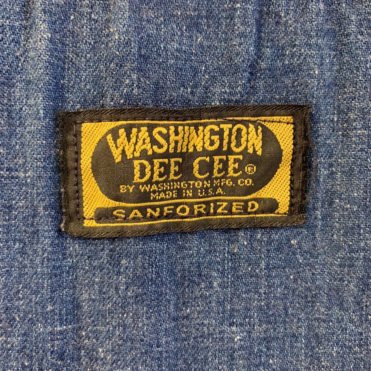 60s WASHINGTON DEE CEE デニム オーバーオール USA製 (S2193) 60s WASHINGTON DEE CEE デニム オーバーオール USA製 (S2193)