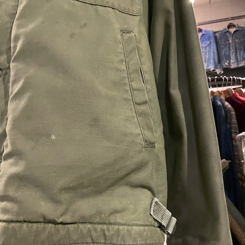 80s～ US NAVY A-2 DECK JACKET バックステンシル デッキジャケット