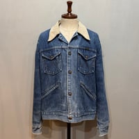 80s　Wrangler　デニムジャケット　ブランケット　ラングラー　(S5303)