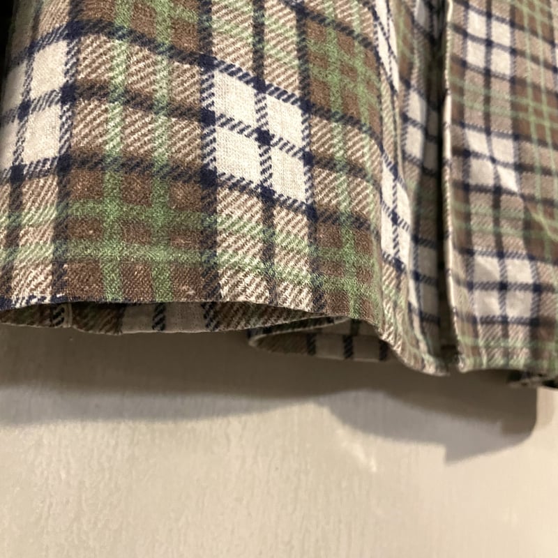 Sears 60s ネルシャツ100%コットン　チェック　ヴィンテージ　50s Sears 60s ネルシャツ100%コットン チェック ヴィンテージ 50s