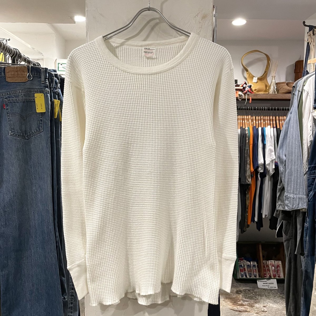 70s Sears シアーズ サーマル 長袖 アンダーシャツ ロンT S138b 20210201-2376-vjdidi.jpg