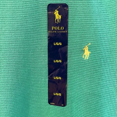 POLO Ralph Lauren　ロングスリーブサーマルTシャツ　DEAD STOCK　ミントグリーン　ラルフローレン　(S1362)