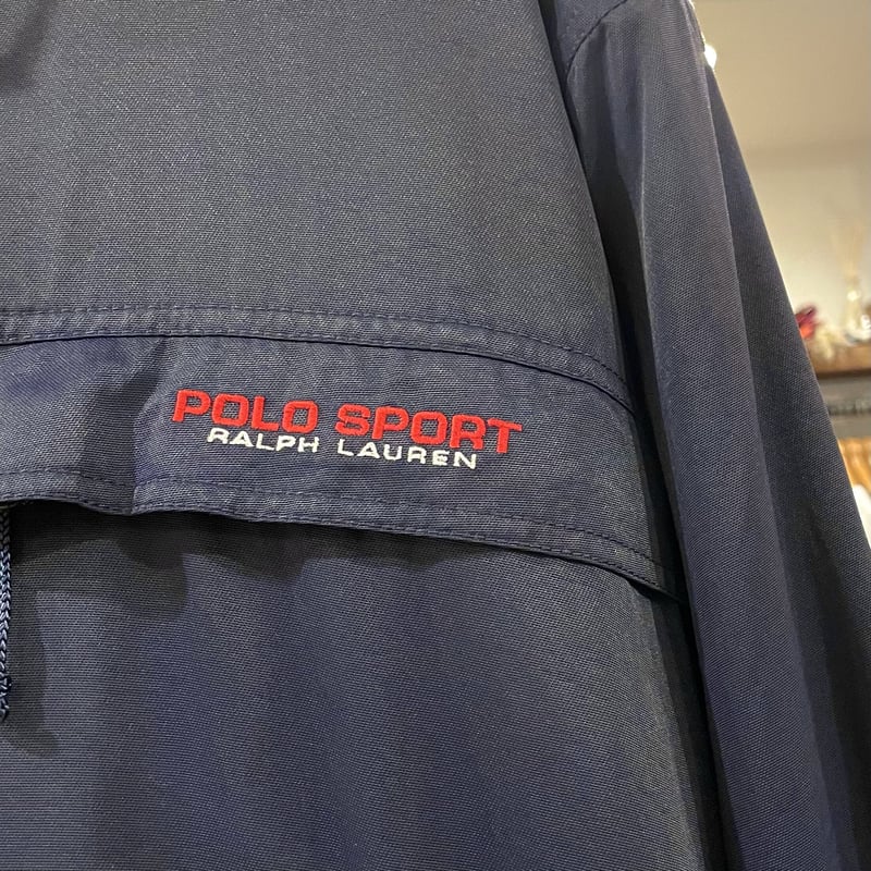 POLO SPORT】90s ナイロンジャケット グレー M ヴィンテージ 90s POLO