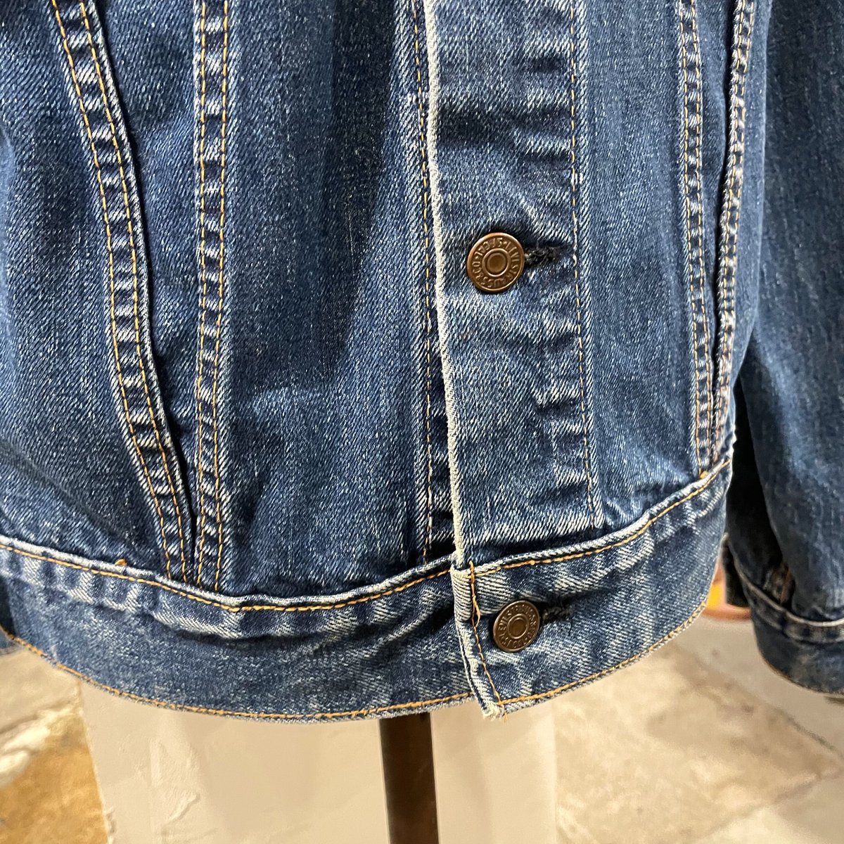 Levis 71205 Big E 60s デニムジャケット ロング丈 小パッチ 不均等Ｖ