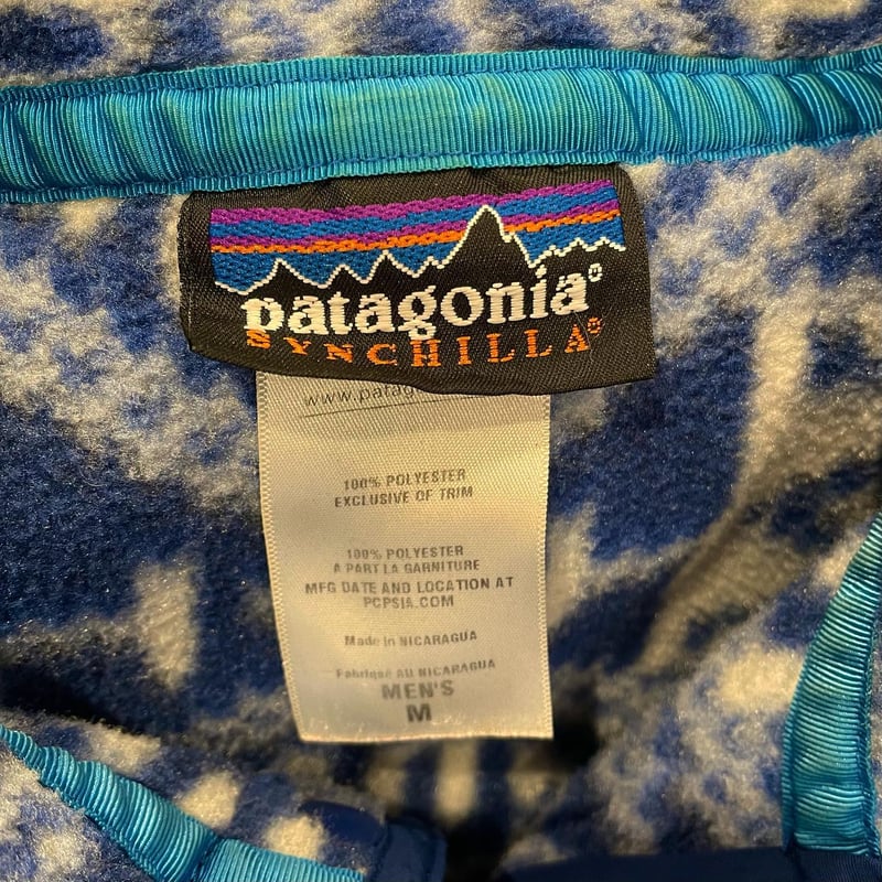 patagonia シンチラスナップT 総柄 Mサイズ パタゴニア (S0464 patagonia シンチラスナップT 総柄 Mサイズ パタゴニア (S0464