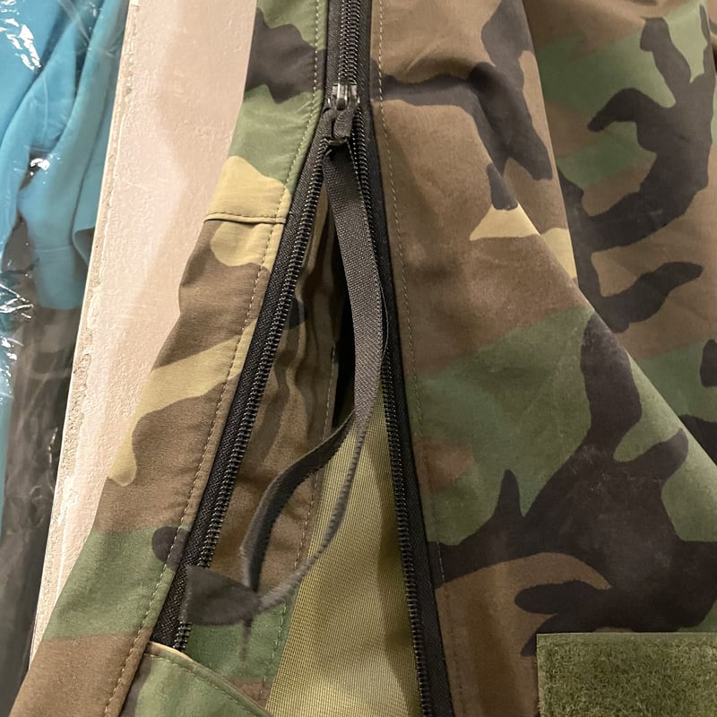 US ARMY GORE-TEX PANTS ウッドランドカモ ゴアテックス 2003年 オー...