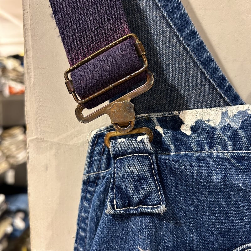Carhartt カーハート ペンキ デニム オールインワン オーバーオール 中古・古着通販】CarHartt (カーハート) USA製 / つなぎ