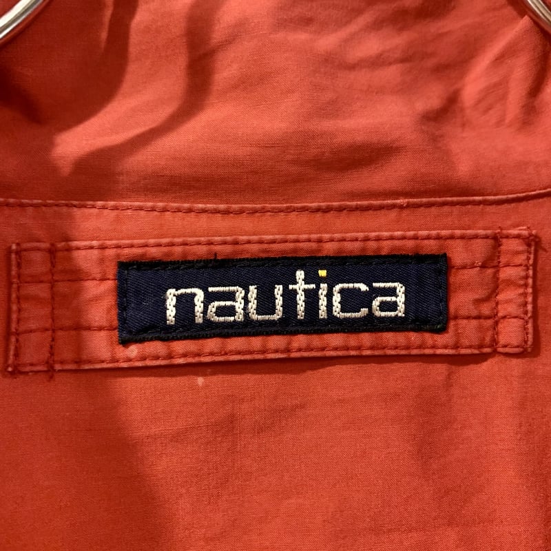 90s nautica リバーシブル ナイロンジャケット 総柄 ノーティカ (S1969