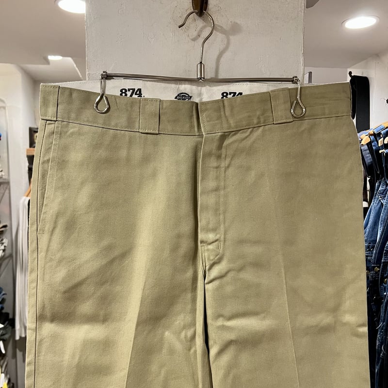 90s USA製 Dickies874 ベージュ チノパン ワークパンツ W36 90s