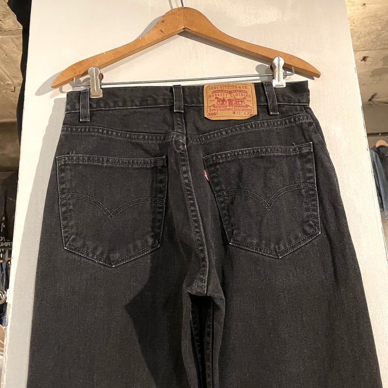 00s Levi's 505 0260 リーバイス ブラックデニムパンツ 30×31 00s Levi's 505 0260 リーバイス ブラックデニムパンツ 30×31