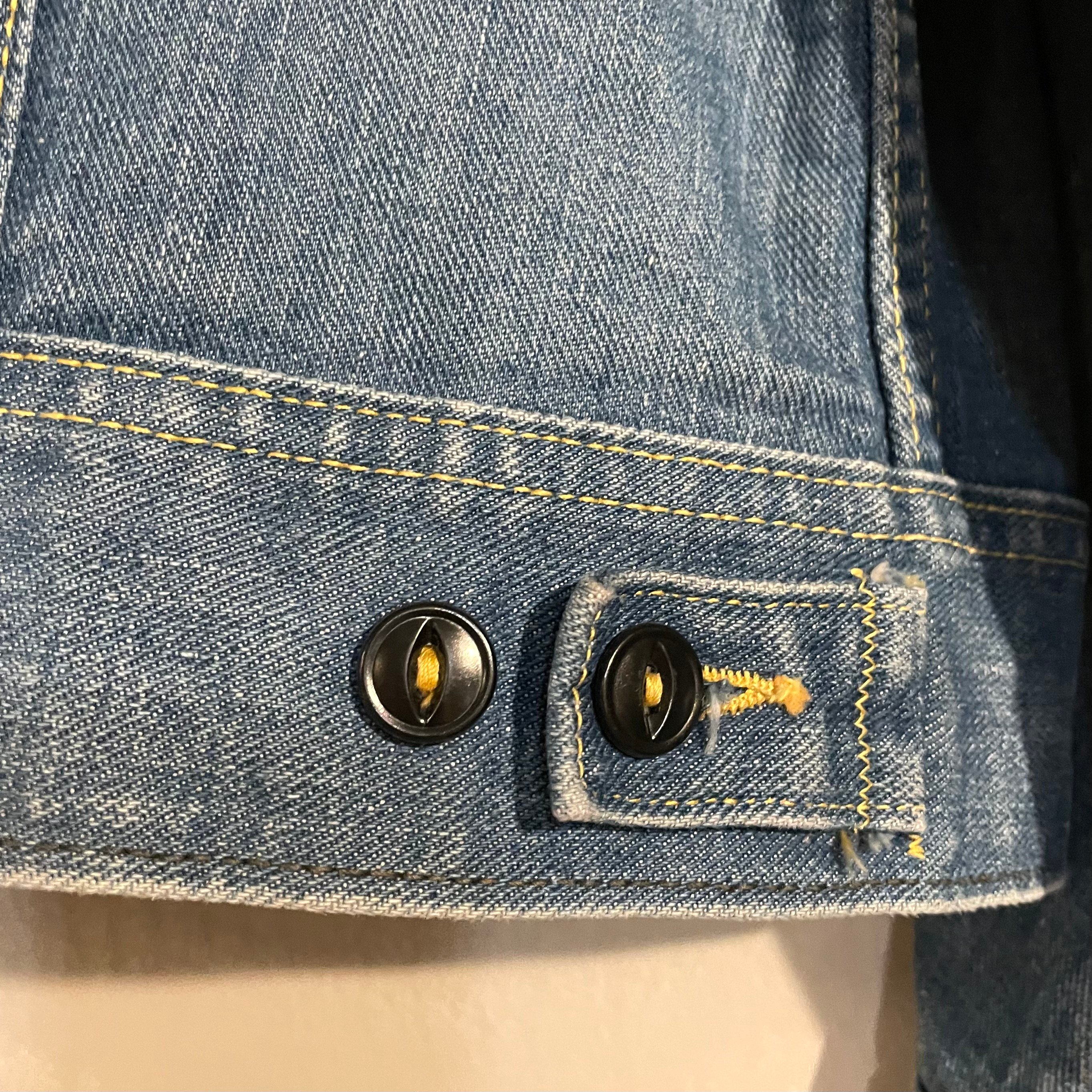 70s Lee 220-J デニムジャケット USA製 Size 48 ビッグサイズ (S40