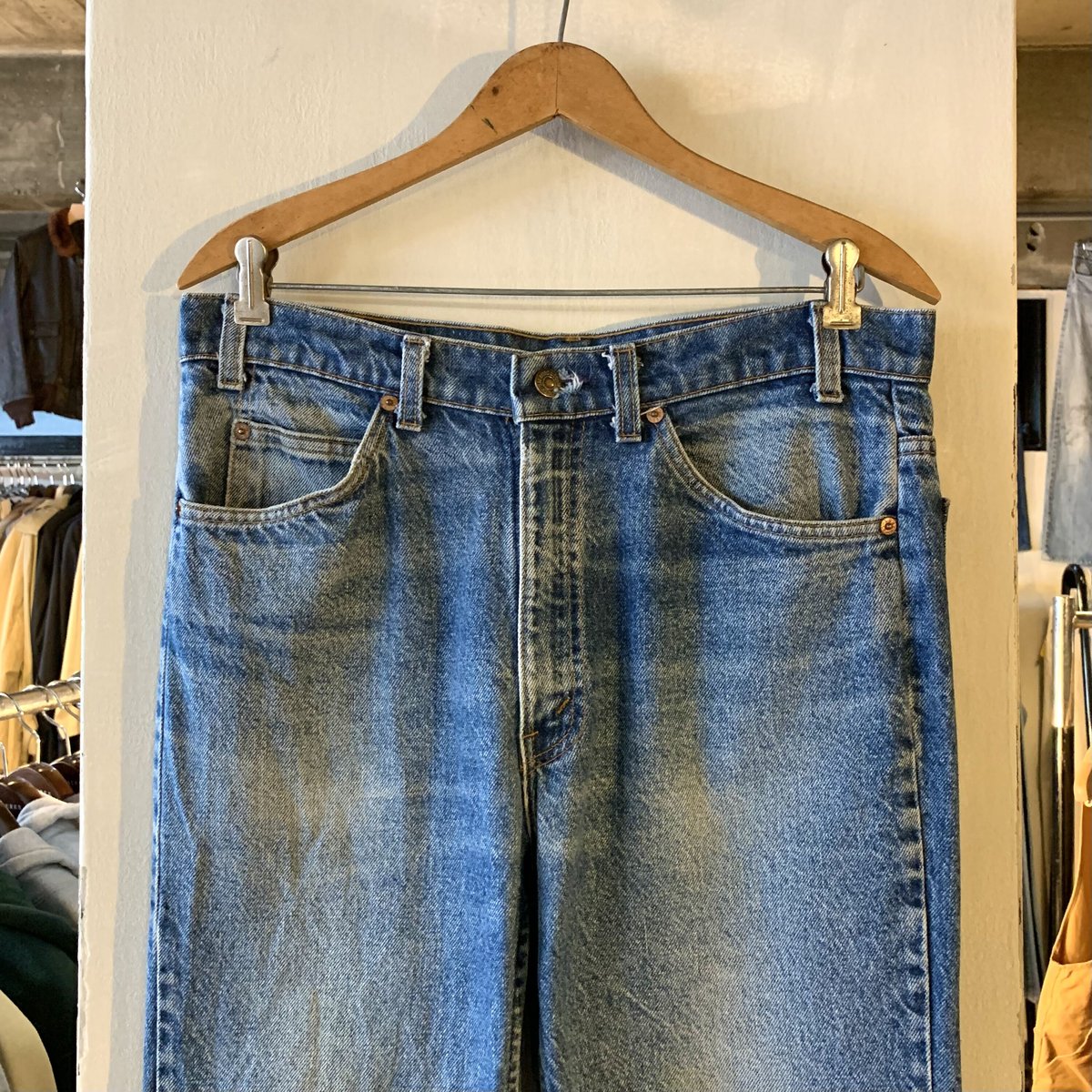 80s Levi's 517 リーバイス デニムパンツ ブーツカット オレンジ 80s Levi's 517 リーバイス デニムパンツ ブーツカット オレンジ
