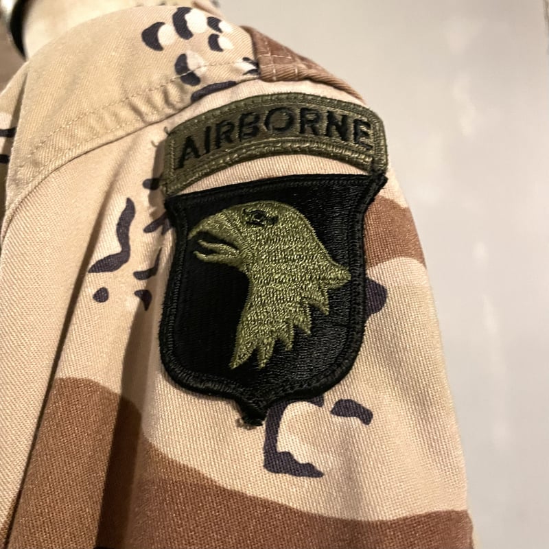 80s US ARMY BDUジャケット 6C デザートカモ柄 チョコチップ 初期