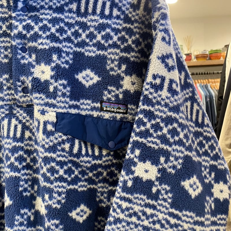 patagonia シンチラスナップT 総柄 Mサイズ パタゴニア (S0464 patagonia シンチラスナップT 総柄 Mサイズ パタゴニア (S0464