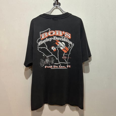 90s　HARLEY-DAVIDSON　S/S Tシャツ　ハーレーT　Size XL　USA製　(S5746)