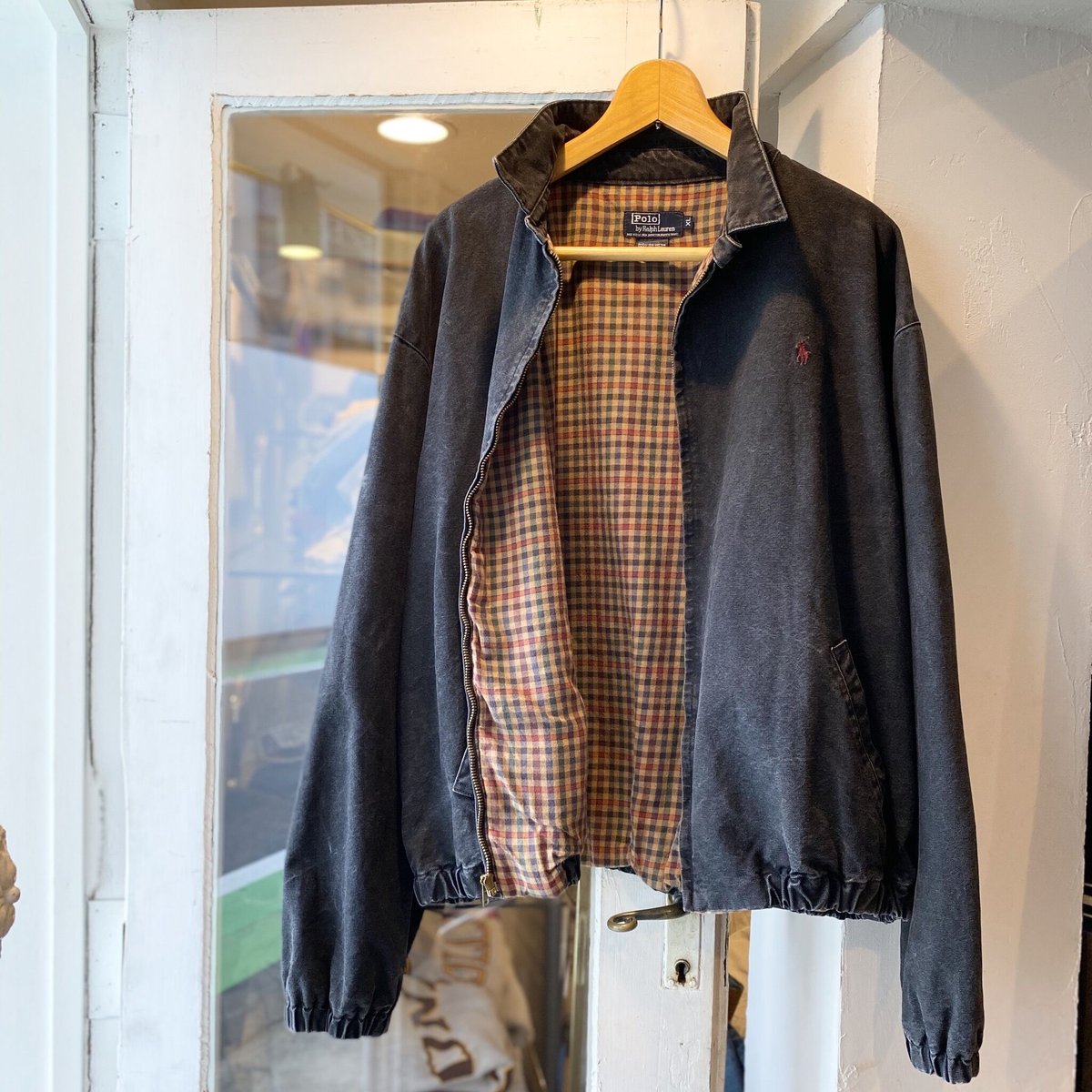 【役満】90s Ralph Lauren スウィングトップ ダック生地 フェード 役満】90s Ralph Lauren スウィングトップ ダック生地 フェード