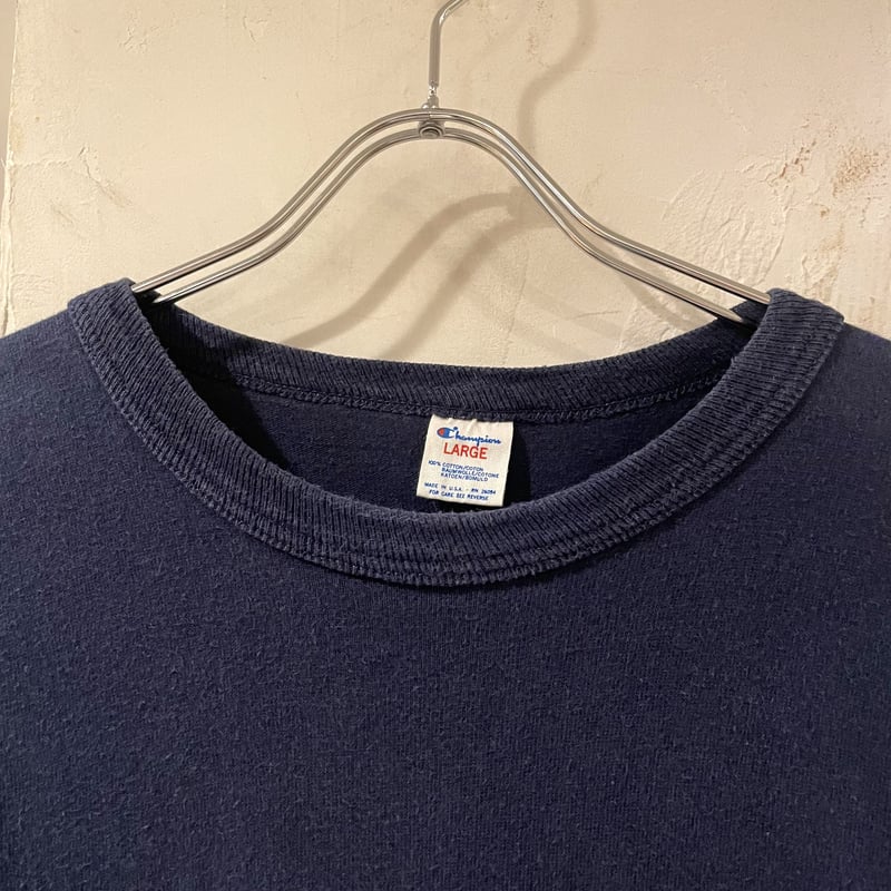 90s Champion 目無し ブランク Tシャツ 黒 無地 USA L 90s Champion 目無し ブランク Tシャツ 黒 無地 USA L 90s-00s