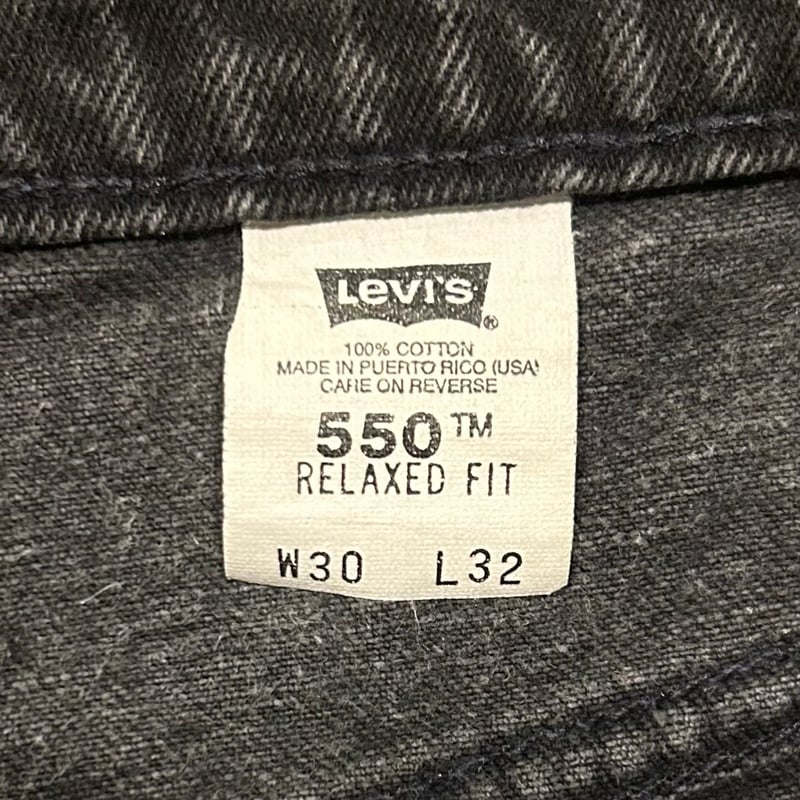 90s Levi's 550 4159 リーバイス ブラックデニムパンツ 30×31 ½ US