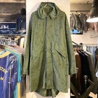 80s　US ARMY　NIGHT CAMOUFLAGE PARKA　ナイトカモ パーカー　1983年　フィッシュテール　ミリタリーパーカー　(S2547)