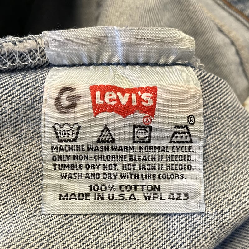 90s Levi's 501 0193 リーバイス デニムパンツ 34×31½ USA製 ボタ