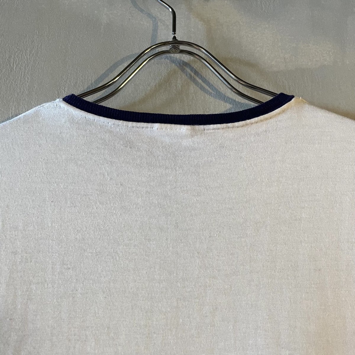 70s Champion S/S ヴィンテージTシャツ 染み込みプリント チョコチン