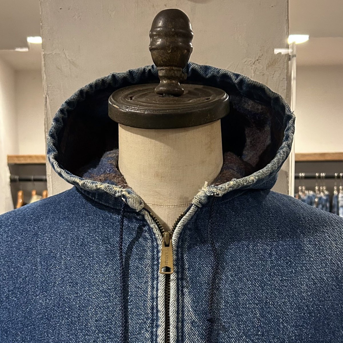 80s carhartt アクティブジャケット カーハート デニム地 80s carhartt アクティブジャケット カーハート デニム地
