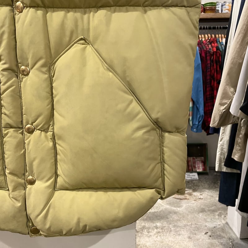 Rocky Mountain 70s ダウンベスト レザーヨーク切り替え ロッキー