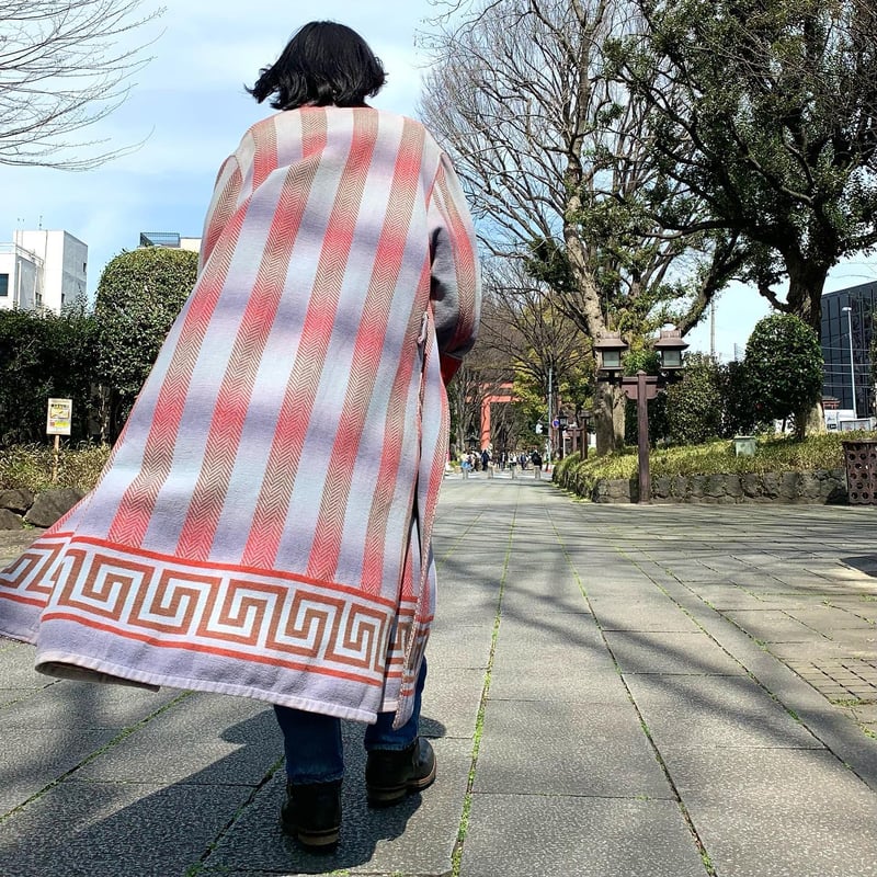 オリジナル30'sビンテージBEACONブランケットガウンコート⭐︎後付け