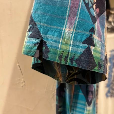 POLO RALPH LAUREN　S/S オープンカラーシャツ　ラルフローレン　Size S　半袖 ハワイアンシャツ　ネイティブ　ハイダ　(S4758)