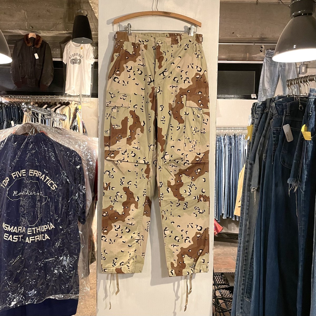 90s US ARMY 6Cデザートカモ BDUパンツ チョコチップ 1990年