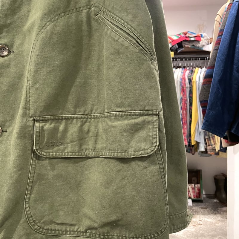 POLO by Ralph Lauren カバーオール 襟コーデュロイ チェックライナー