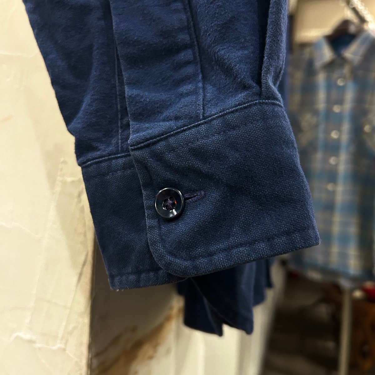 80s L.L.Bean L/S シャモアクロスシャツ エルエルビーン USA製 