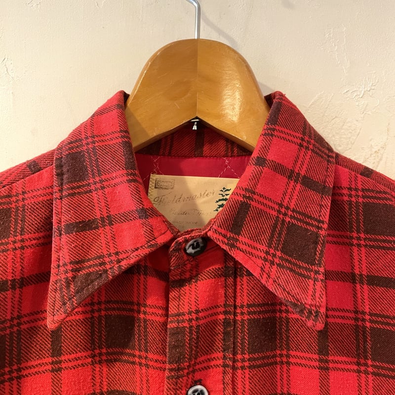 SEARS 70s- キルティングライナー ネルシャツ シャツジャケット SEARS 70s- キルティングライナー ネルシャツ シャツジャケット