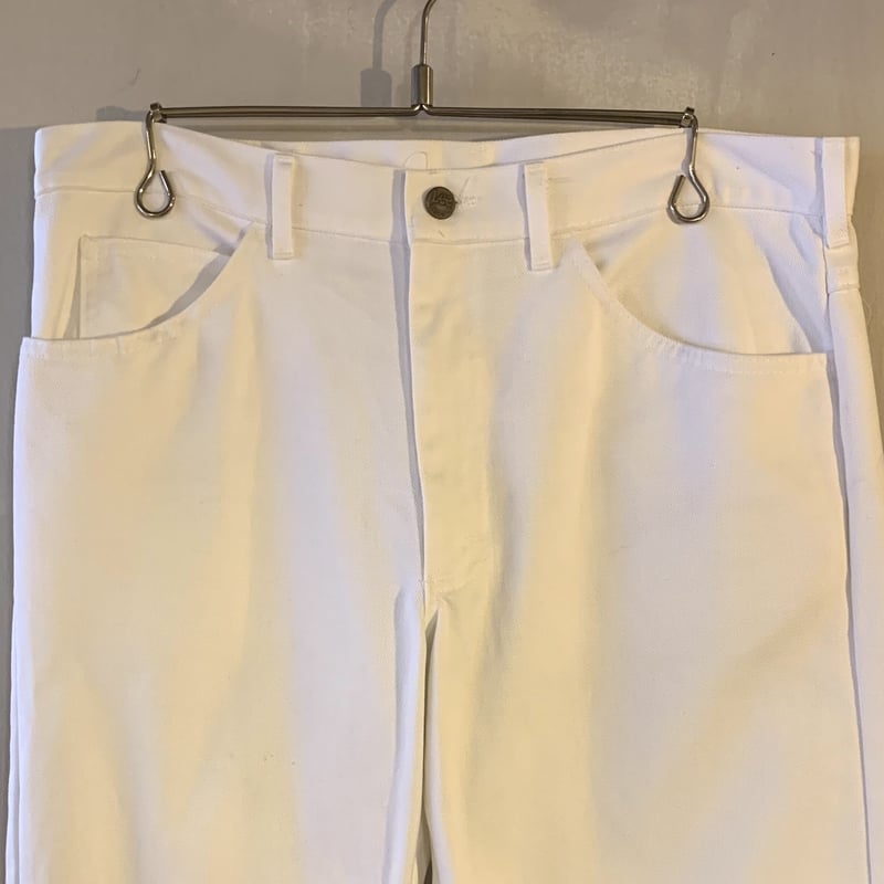 80s Lee 200 ホワイトデニムパンツ 白 デニムパンツ (S2260) | DUFF