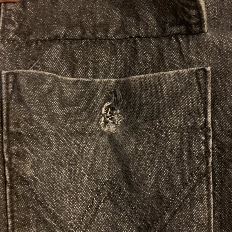 Wrangler ウエスタンシャツ ブラックデニム シャツ USA製 90s 90's Wrangler 先染め ブラックデニムウエスタンシャツ 